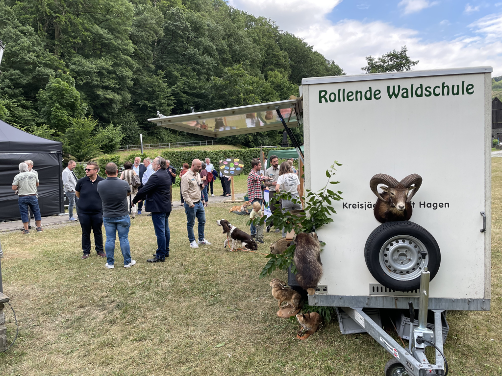 Die "Rollende Waldschule" bei der Ringvorlesung im Freilichtmuseum 